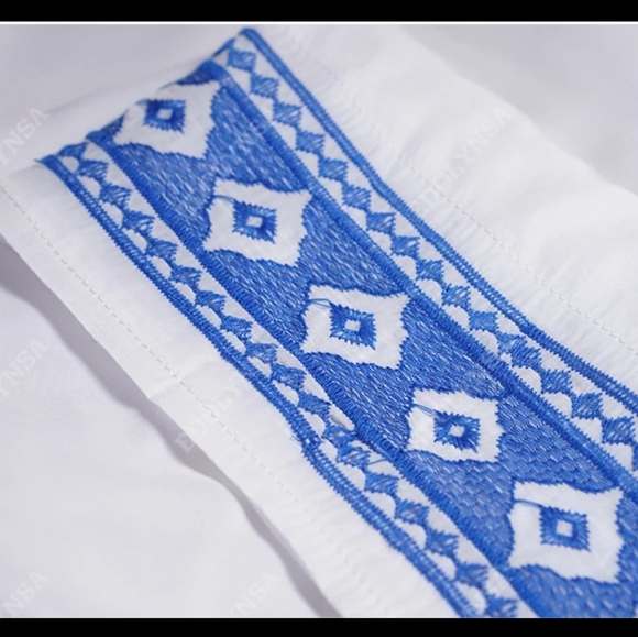 White Beach Maxi Coverup Duster One Size - Picture 7 of 13